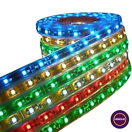 12volt 5 Metre Silikonlu Dış Mekan 60 Ledli Şerit Led Gün Işığı