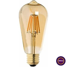 LDK-81 6w E27 ST64 Bal Cam Gün Işığı