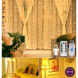2,5 X 2,5 METRE 10 DALLI LED KUMANDALI 8 FONKSİYONLU YILBAŞI SÜSÜ
