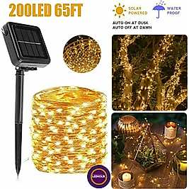 BAKIR TEL SOLAR ANİMASYONLU YILBAŞI SÜSÜ