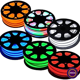 220volt 50 Metre Rulo Dış Mekan Neon Hortum led