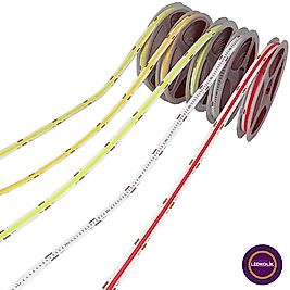 12volt 5 Metre İç Mekan 320 Ledli Cob Şerit led