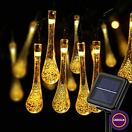 5 METRE 20 BUZ DAMLA LEDLİ SOLAR ANİMASYONLU YILBAŞI SÜSÜ