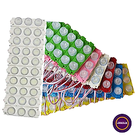 12volt 3w 3 Lensli Reklamcı Modül led 20 Adet