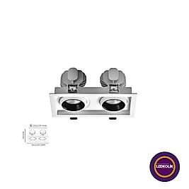 40W Vega Serisi Sıva Altı Led Spot