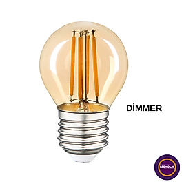 Ldk-214 4w E27 G45 Mini Bal Cam 1800k Amber