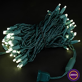 10 METRE 100 LEDLİ YEŞİL KABLOLU YILBAŞI SÜSÜ