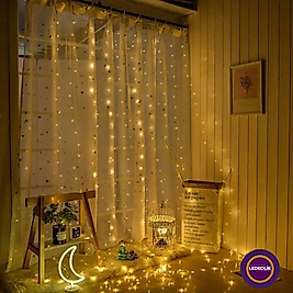 3 X 3 METRE 10 DALLI LED KUMANDALI 8 FONKSİYONLU YILBAŞI SÜSÜ