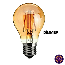 Ldk-50 4w E27 A60 Bal Cam Rustik  Ampul