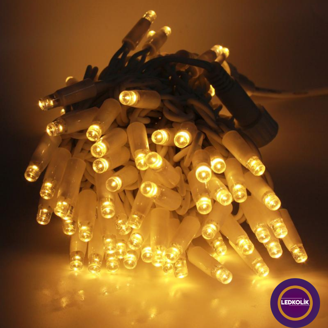 2,5 METRE SAÇAK LED 144 LEDLİ  EKLENEBİLİR IP65 DIŞ MEKAN