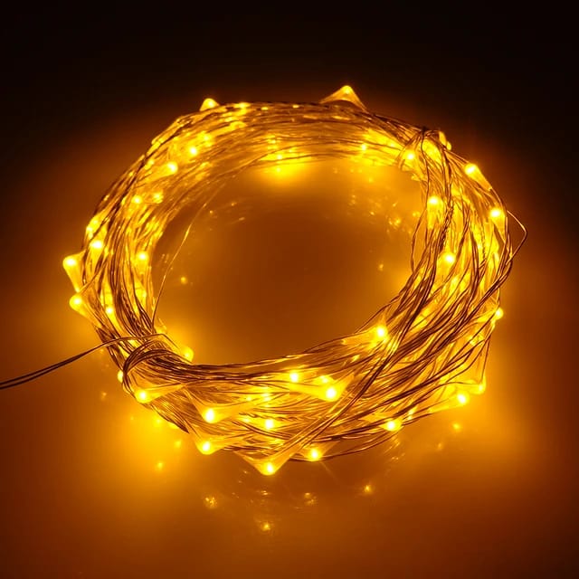 10 METRE 100 LEDLİ ŞEFFAF KABLOLU PERİ LED GÜN IŞIĞI