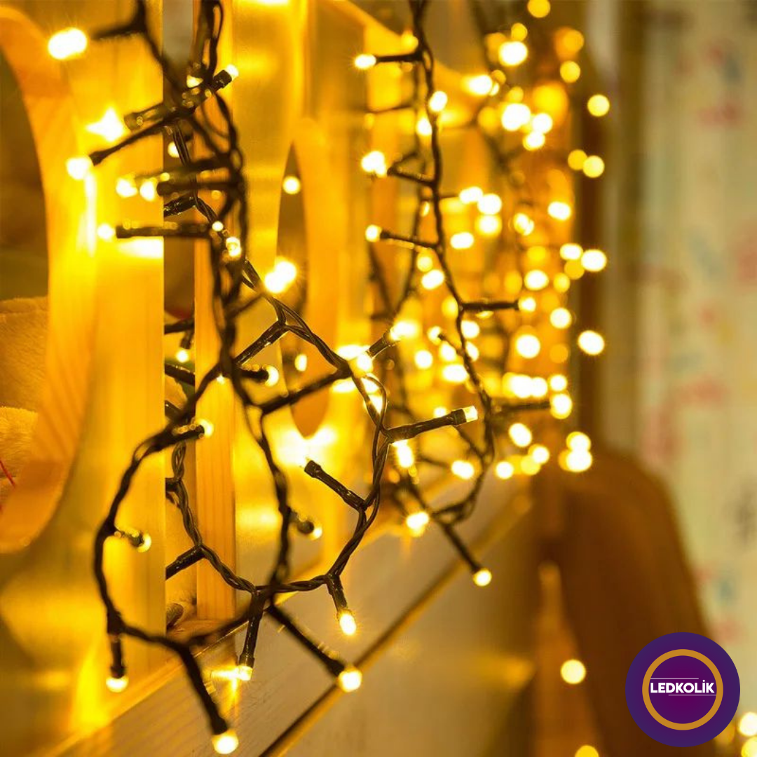 5 METRE 50 LEDLİ PIRILTI ANİMASYON FLAMENT YILBAŞI SÜSÜ