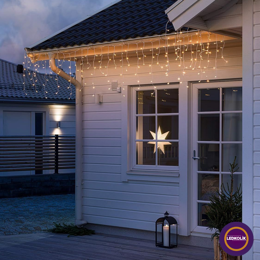 2 METRE 144 LEDLİ SAÇAK LED YILBAŞI SÜSÜ