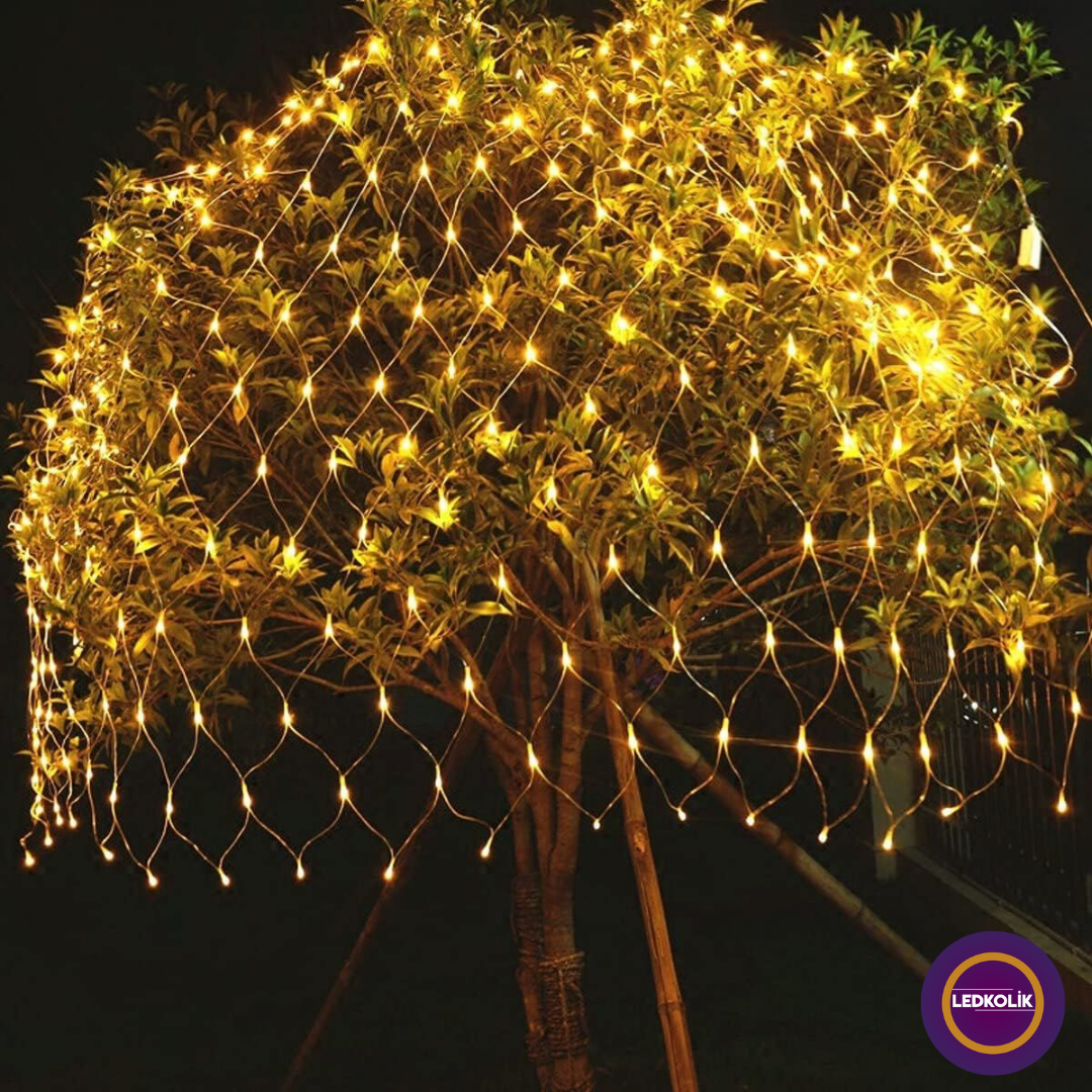 2x2 METRE 250 LEDLİ LED BALIKÇI AĞI YILBAŞI SÜSÜ