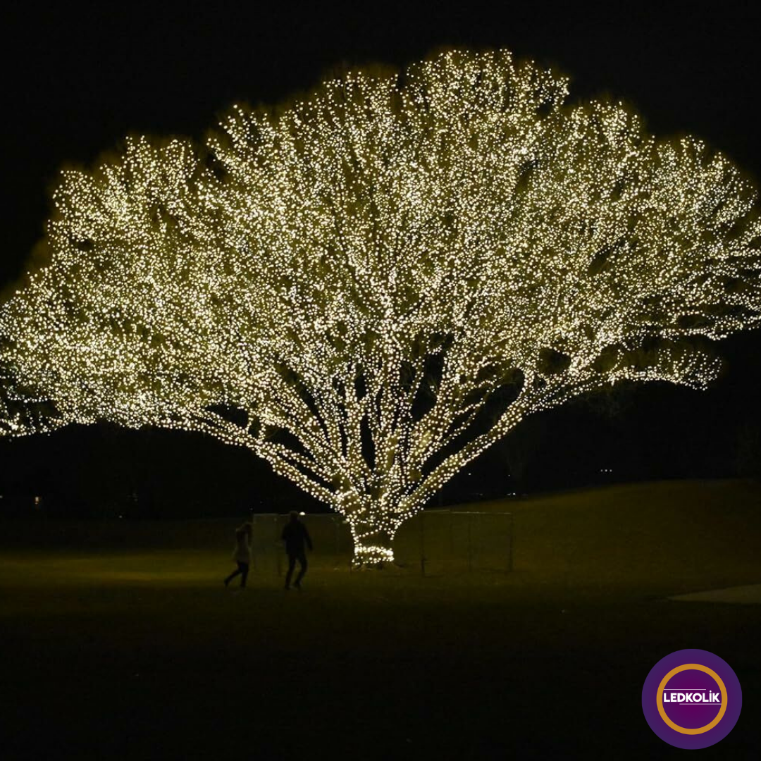 10 METRE 100 LEDLİ SAÇAK YILBAŞI SÜSÜ
