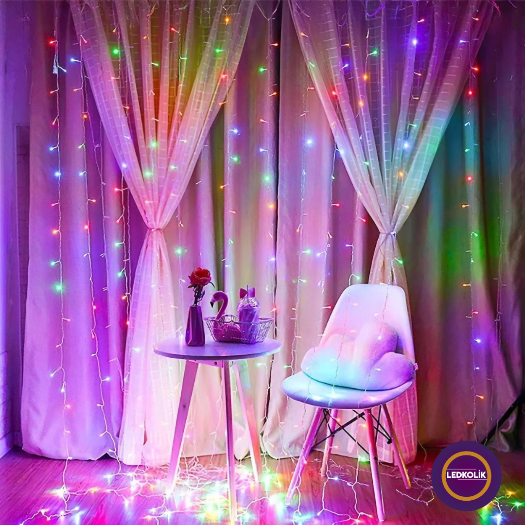 2X2 METRE 400 LEDLİ RGB YILBAŞI SÜSÜ