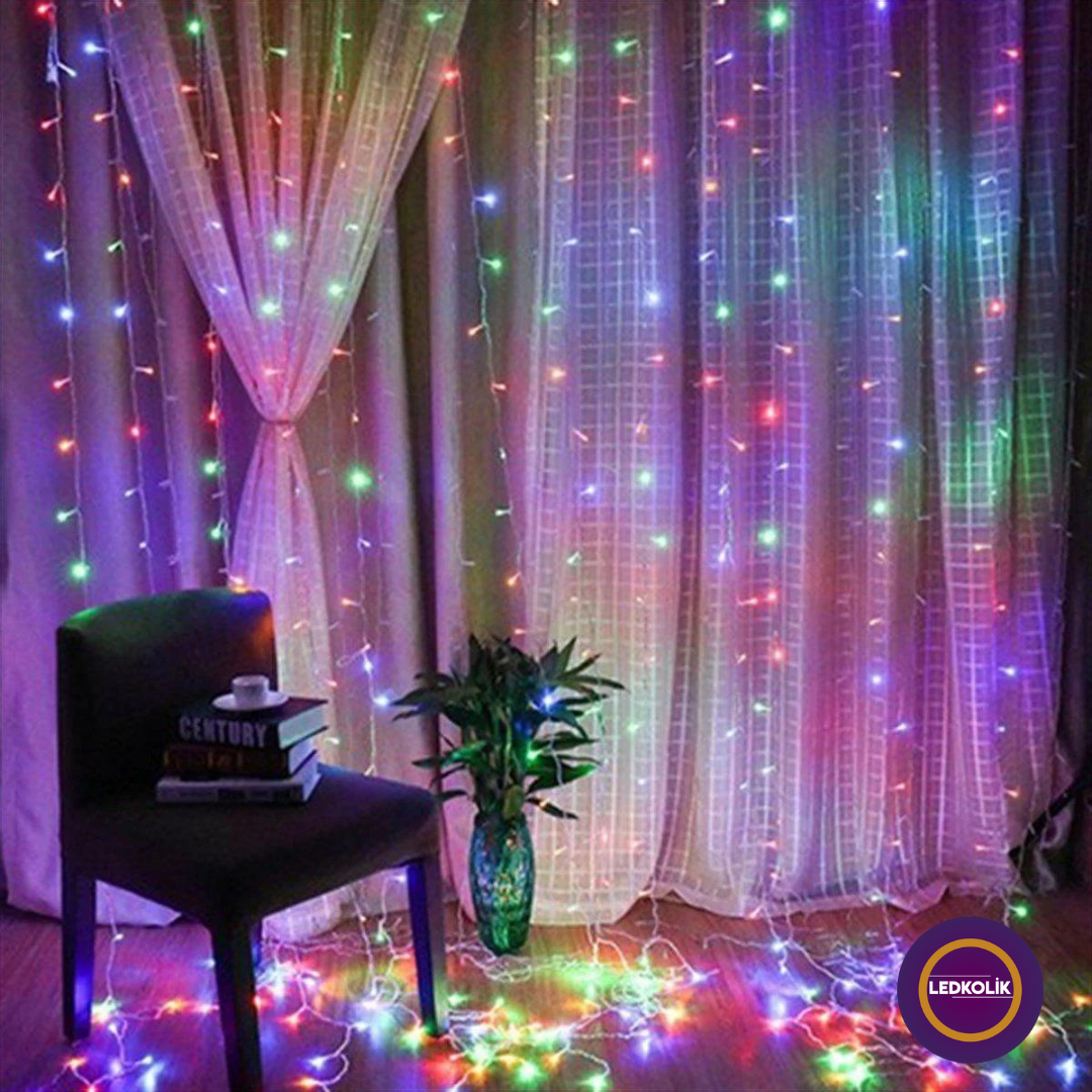 2X3 METRE 500 LEDLİ RGB YILBAŞI SÜSÜ
