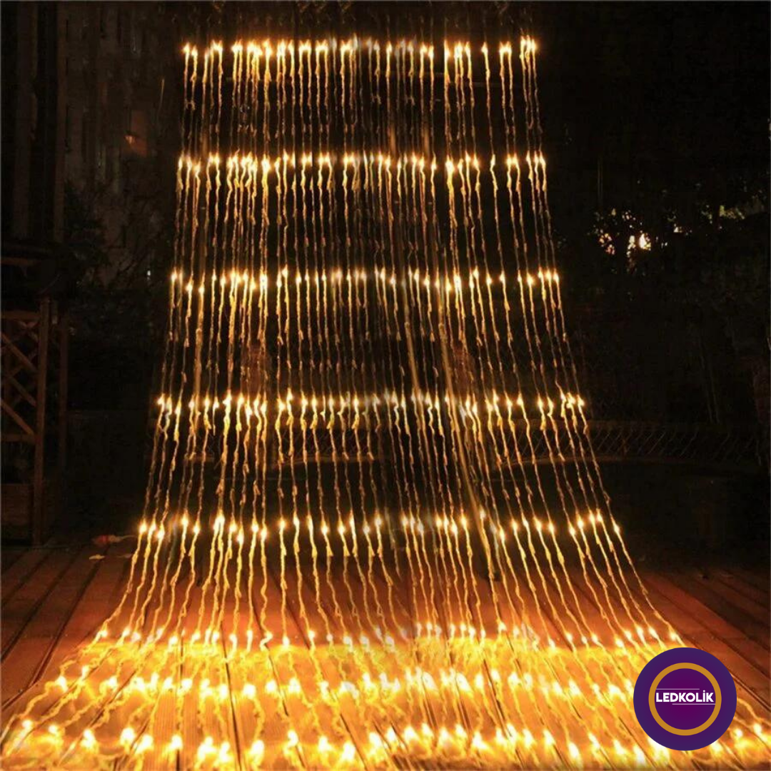 1X1,5 METRE 240 LEDLİ ANİMASYONLU AKAR PERDE