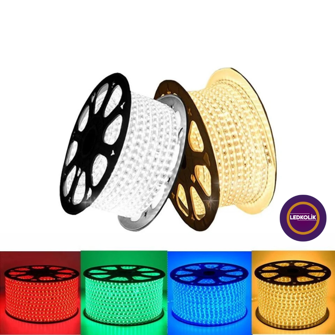 220volt 50 Metre Dış Mekan Hortum Led