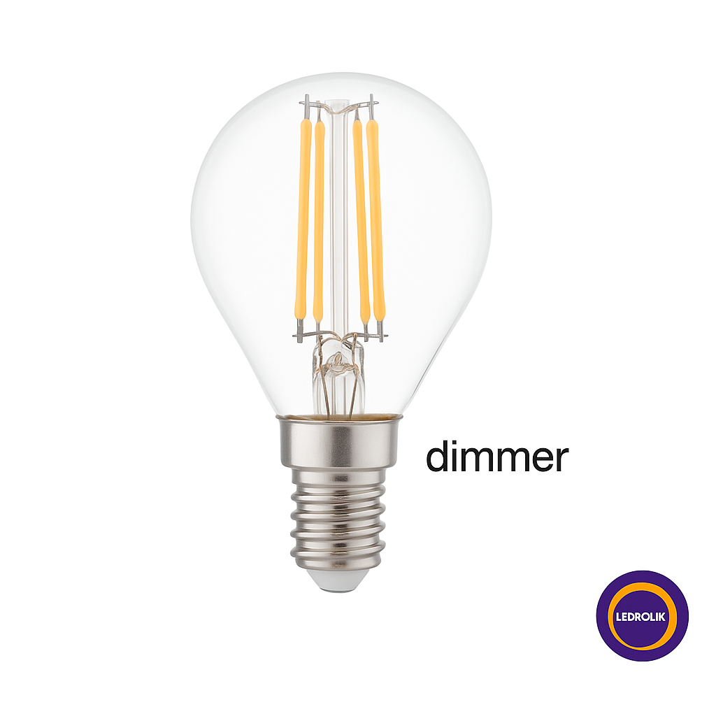 Ldk-49 4w E14 G45 Şeffaf Cam 2700k Gün Işığı