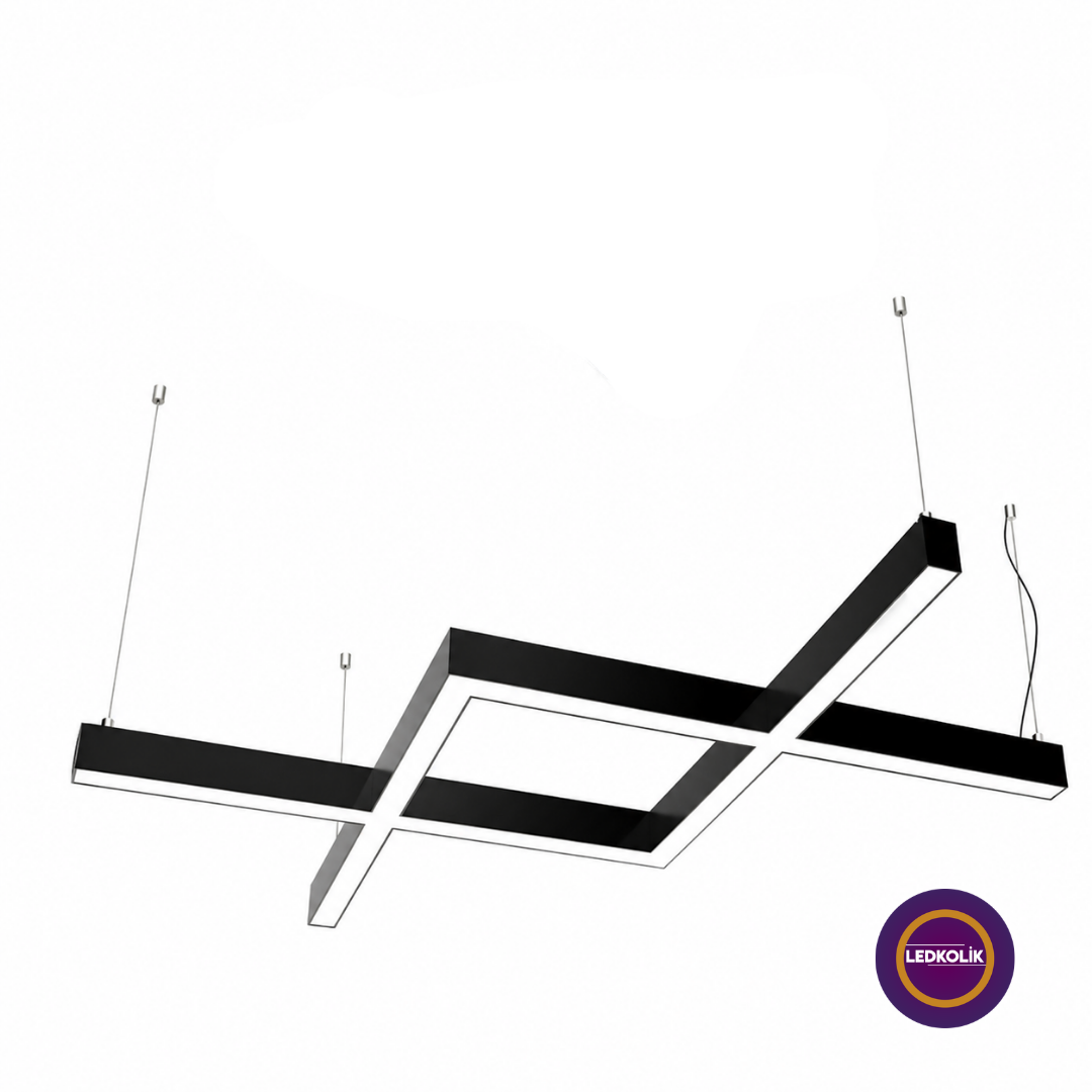 60cm 70w Cross Knıttıng A:60 CM / B:45 CM / C:85 CM Linear Armatür